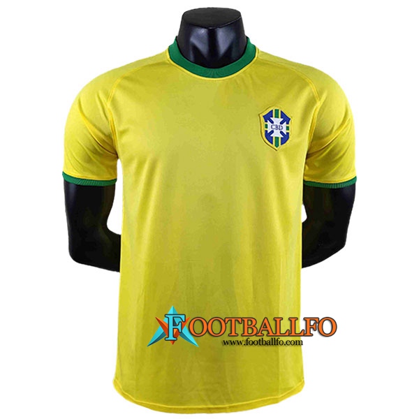 Camisetas De Futbol Brasil Retro Primera Coupe du monde 1970