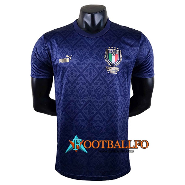 Camiseta Futbol Italia Commemorative Edition Azul Marin 2022