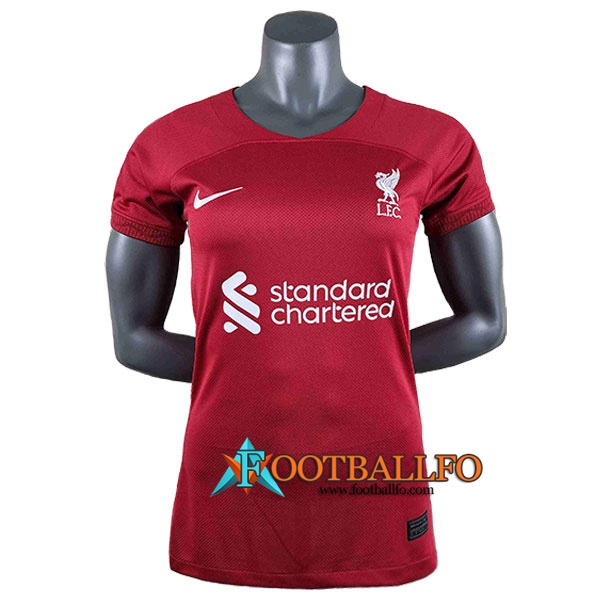 Camisetas De Futbol FC Liverpool Mujer Primera 2022/2023