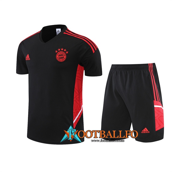 Camiseta Entrenamiento +Cortos Bayern Munich Negro 2022/2023