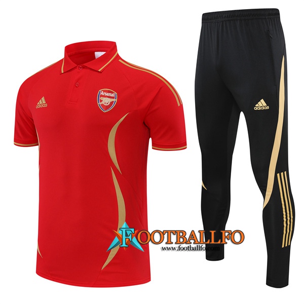 Camiseta Polo Arsenal Rojo 2022/2023