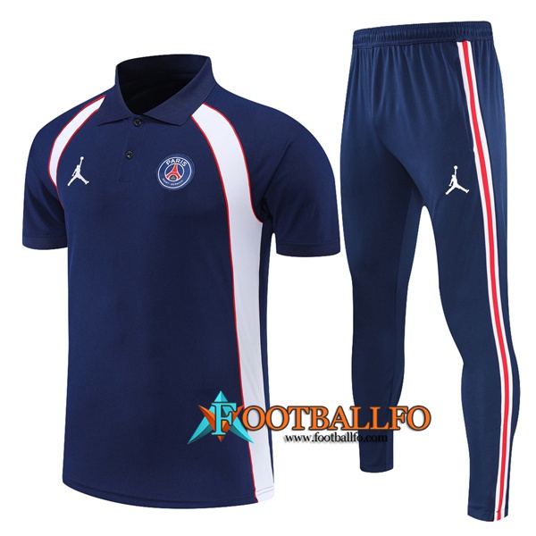 Camiseta Polo Jordan PSG Azul marino 2022/2023
