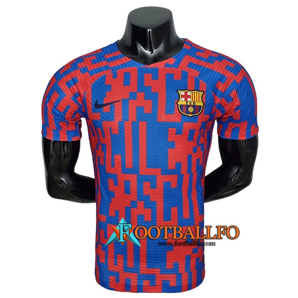 Camiseta Entrenamiento FC Barcelona Rojo/Azul 2022/2023