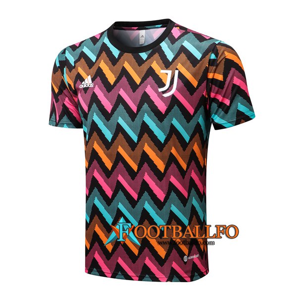 Camiseta Entrenamiento Juventus Azul Claro/Naranja/Rosa 2022/2023