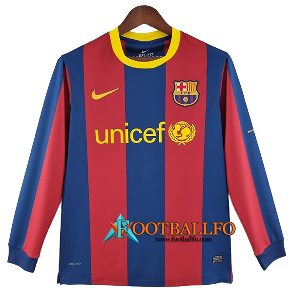 Camisetas De Futbol FC Barcelona Retro Primera Manga Larga 2006 UEFA Champions