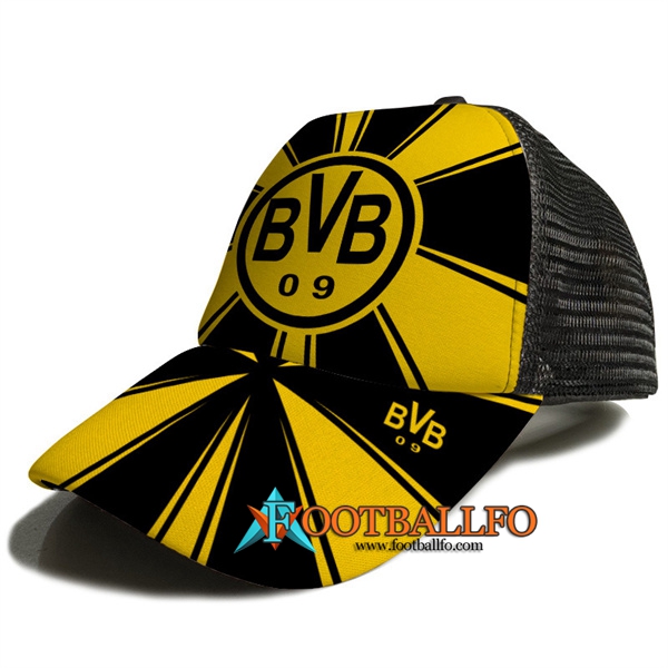 Gorra De Futbol Dortmund BVB Amarillo/Negro 2023