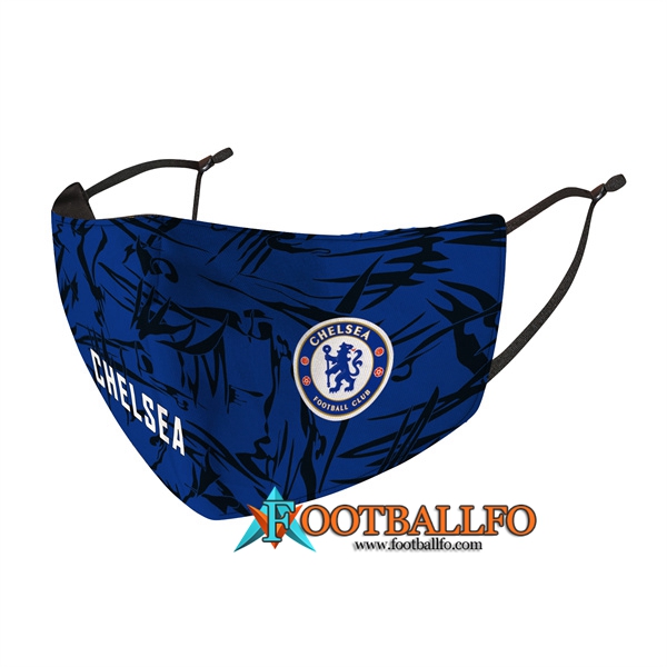 Mascarilla Futbol FC Chelsea Azul Reutilisable -02