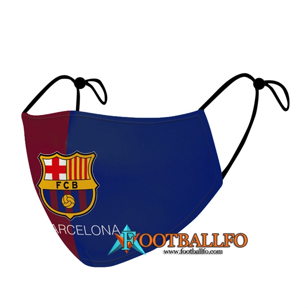 Mascarilla Futbol FC Barcelona Azul/Rojo Reutilisable