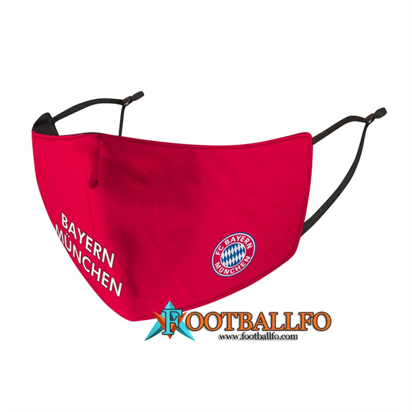 Mascarilla Futbol Bayern Munich Rojo Reutilisable -02