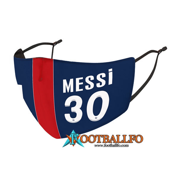 Mascarilla Futbol PSG Messi 30 Reutilisable