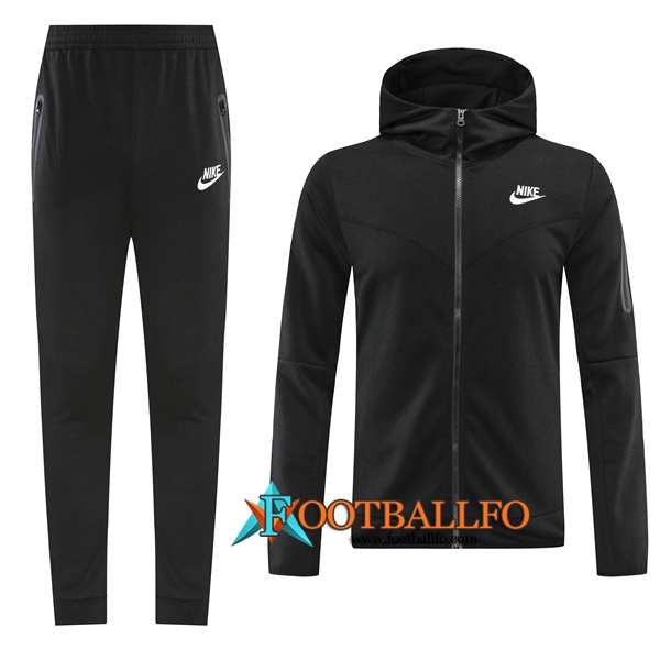 Chaqueta Con Capucha Chandal Nike Negro 2022/2023