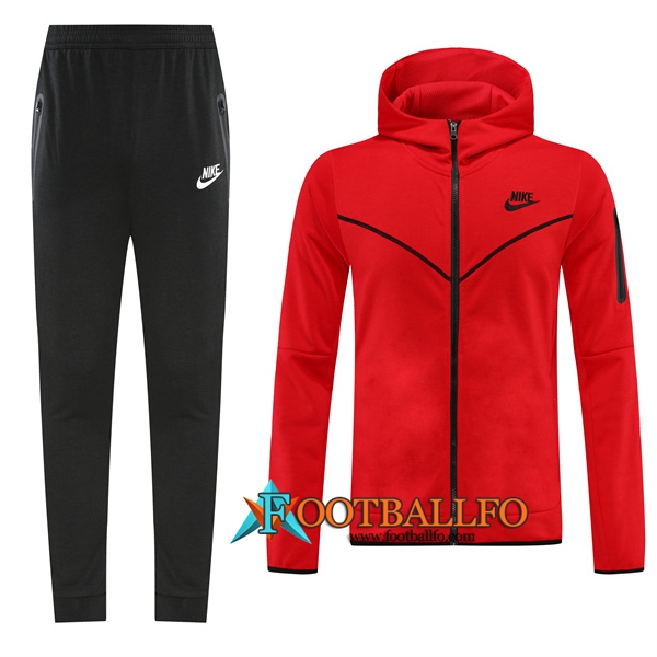 Chaqueta Con Capucha Chandal Nike Rojo 2022/2023