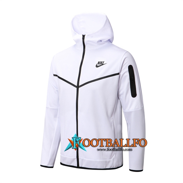 Chaqueta Con Capucha Nike Blanco 2022/2023