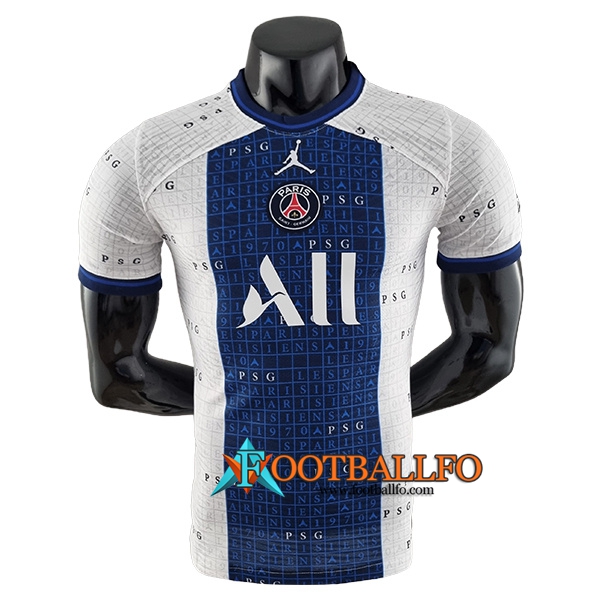 Camisetas De Futbol Jordan PSG Special Edition Blanco/Azul 2022/2023