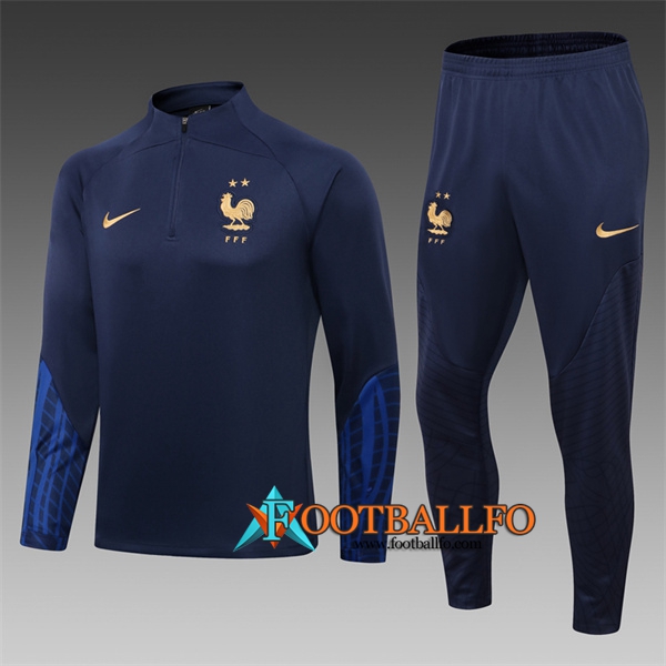 Chandal Equipos De Futbol Francia Ninos Azul marino 2022/2023