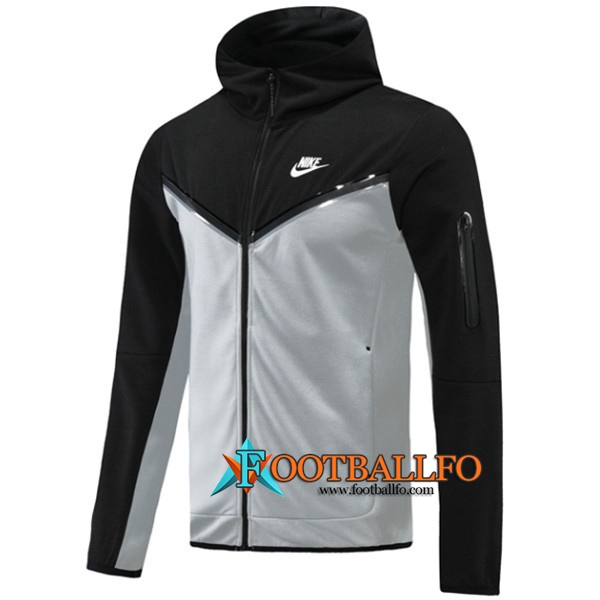 Chaqueta Con Capucha Nike Negro/Gris 2022/2023