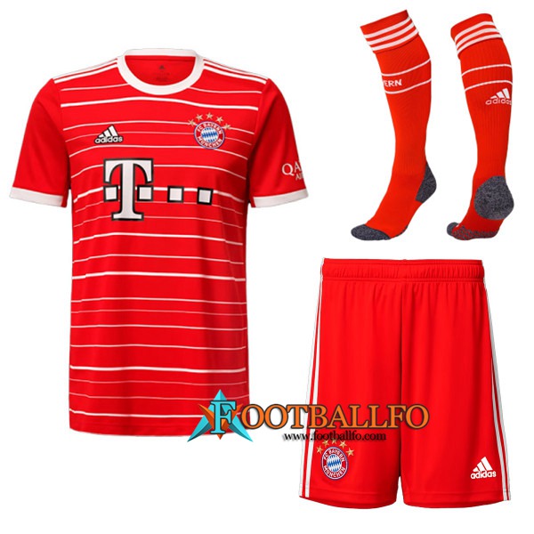 Camisetas De Futbol Bayern Munich Primera (Cortos + Calcetines) 2022/2023