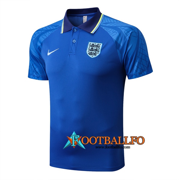 Camiseta Polo Inglaterra Azul 2022/2023