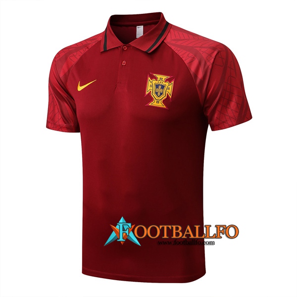 Camiseta Polo Portugal Rojo 2022/2023