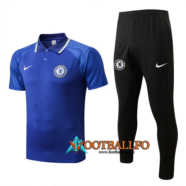 Camiseta Polo FC Chelsea Azul 2022/2023