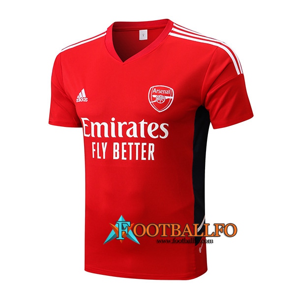 Camiseta Entrenamiento Arsenal Rojo 2022/2023