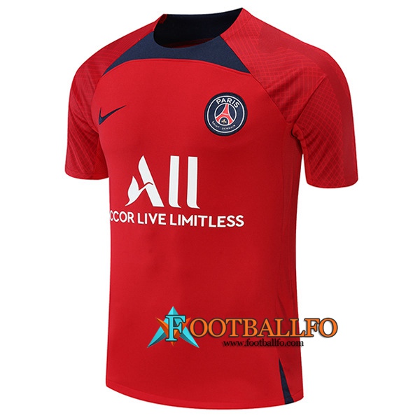 Camiseta Entrenamiento PSG Rojo 2022/2023