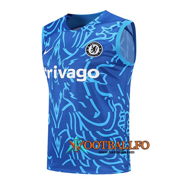 Chalecos De Futbol FC Chelsea Pattern Azul 2022/2023