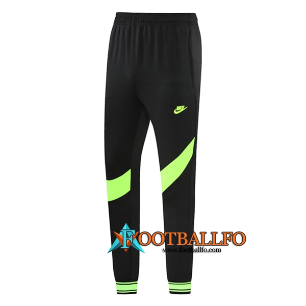 Pantalon Entrenamiento Nike Negro/Verde 2022/2023