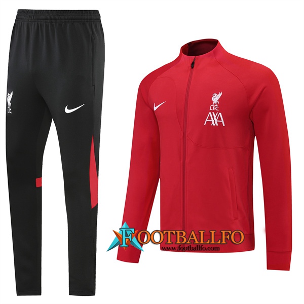 Chandal Equipos De Futbol - Chaquetas FC Liverpool Rojo 2022/2023