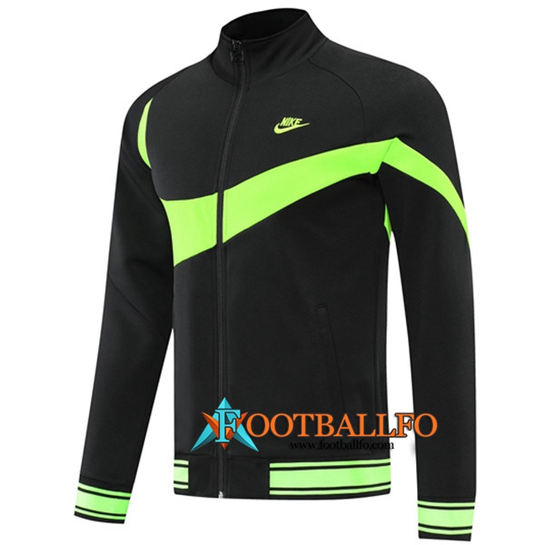 Chaquetas Futbol Nike Negro/Verde 2022/2023