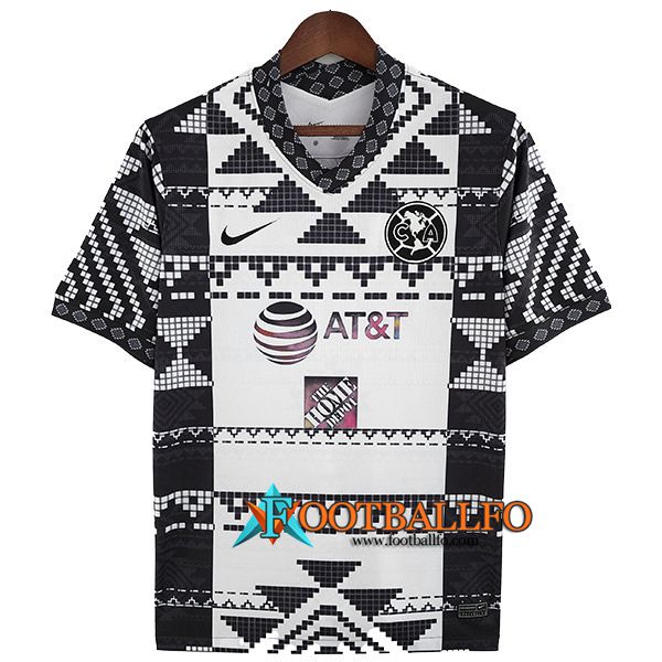 Camisetas De Futbol Club America Negro/Blanco 2022/2023