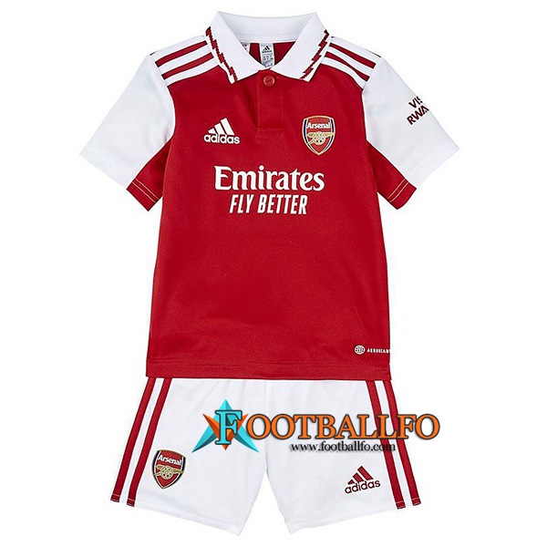 Nueva Camisetas De Futbol Arsenal Ninos Primera 2022/2023