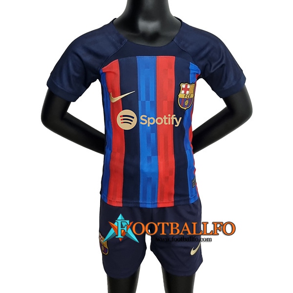 Nueva Camisetas De Futbol FC Barcelona Ninos Primera 2022/2023
