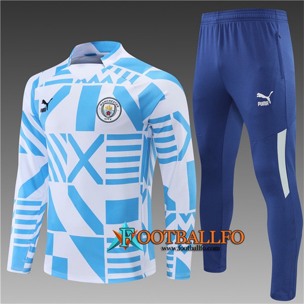 Chandal Equipos De Futbol Manchester City Ninos Azul/Blanco 2022/2023