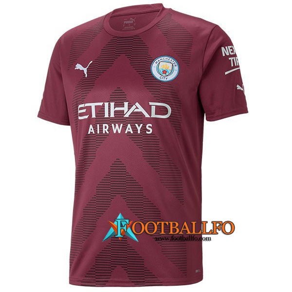 Nueva Camisetas De Futbol Manchester City Marrón Portero 2022/2023