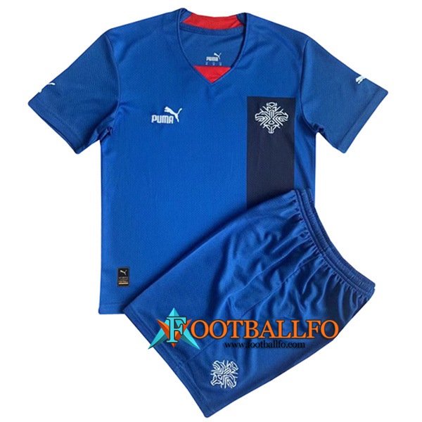 Camisetas De Futbol Islandia Ninos Primera 2022/2023