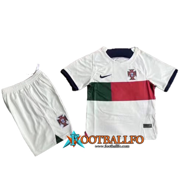 Camisetas De Futbol Portugal Ninos Segunda 2022/2023