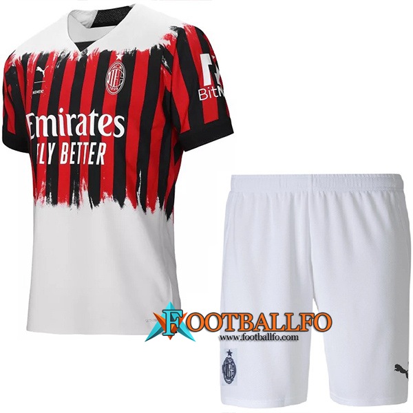 Nueva Camisetas De Futbol FC AC Milan Ninos Fourth 2022/2023