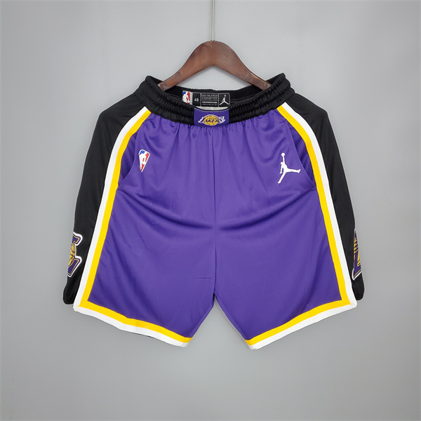 Cortos NBA Los Angeles Lakers Púrpura/Negro Side