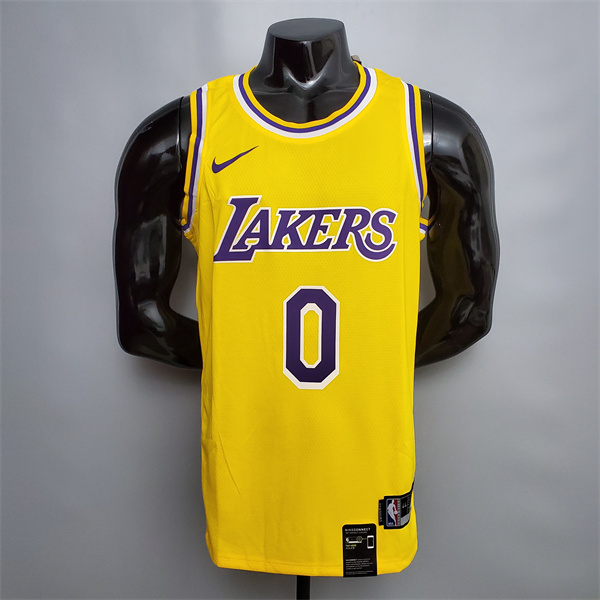 Camisetas Los Angeles Lakers (Youmg #0) Amarillo