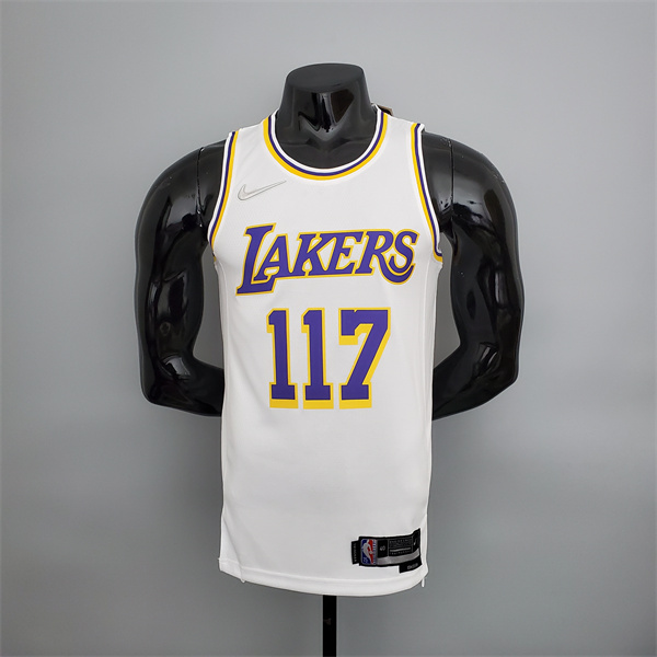 Camisetas Los Angeles Lakers (Chief #117) Blanco 75th Anniversary X-BOX Joint