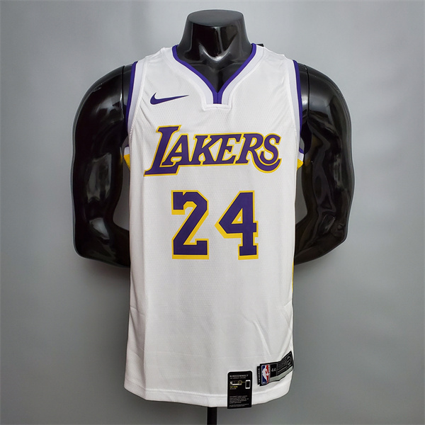 Camisetas Los Angeles Lakers (Bryant #24) Blanco