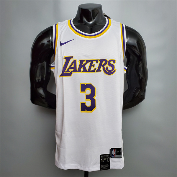 Camisetas Los Angeles Lakers (Davis #3) Blanco Encolure Ronde