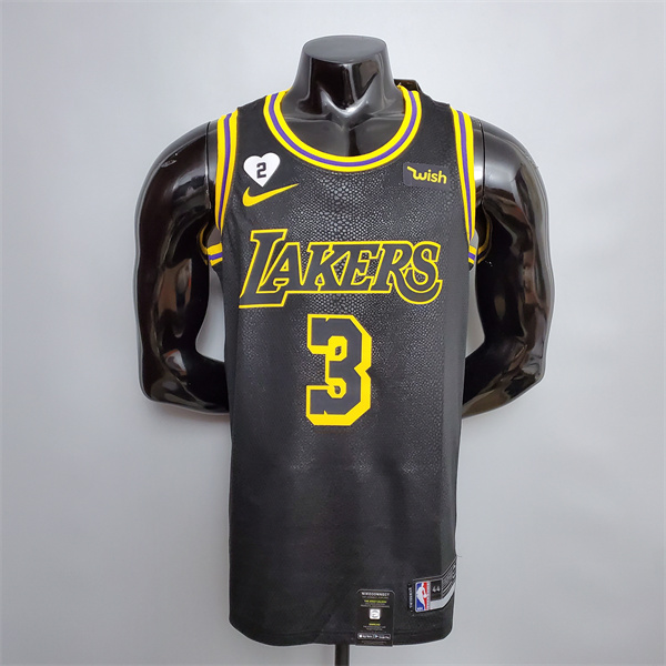 Camisetas Los Angeles Lakers (Davis #3) Negro