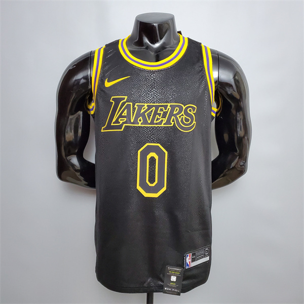 Camisetas Los Angeles Lakers (Kuzma #0) Negro