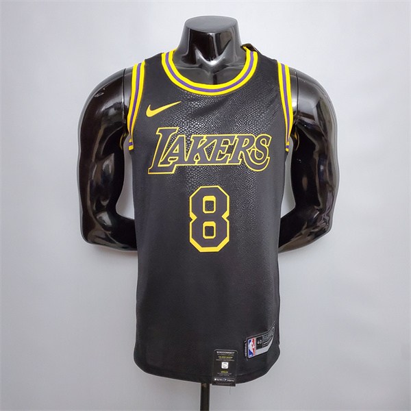 Camisetas Los Angeles Lakers (Bryant #8) Negro