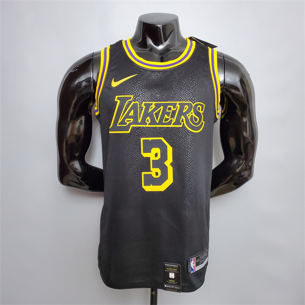Camisetas Los Angeles Lakers (Davis #3) Negro
