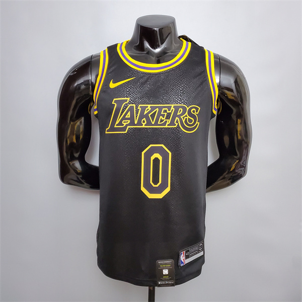Camisetas Los Angeles Lakers (Kuzma #0) Negro