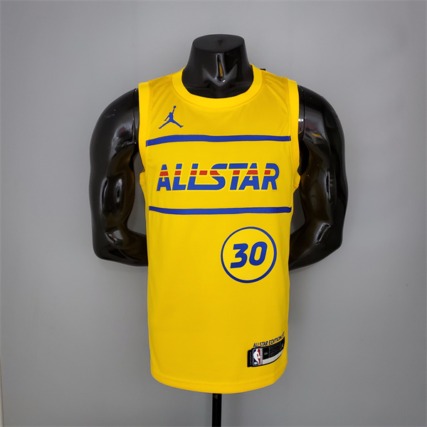 Camisetas All-Star (Curry #30) 2021 Amarillo
