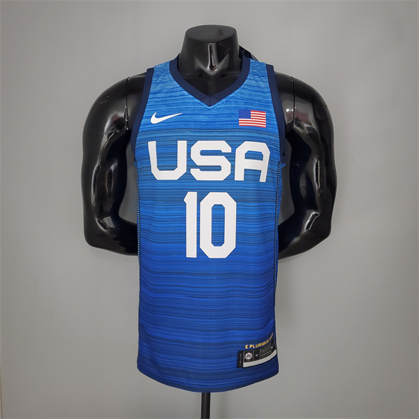 Camisetas Jeux Olympiques (Tatum #10) USA Team 2021 Azul
